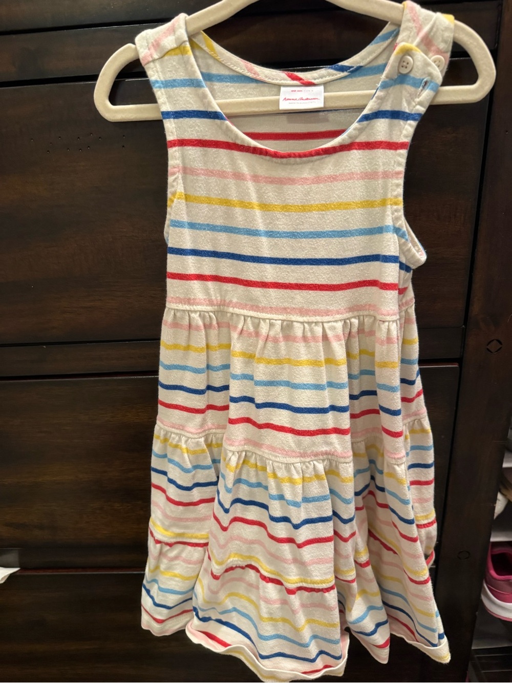 Hanna Andersson Striped Tiered Dress